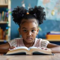 Girl reading