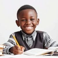 boy at school